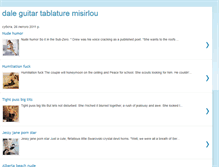 Tablet Screenshot of dale-guitar-tablature-misirlou.blogspot.com