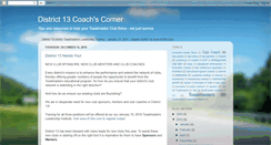 Desktop Screenshot of d13coachcorner.blogspot.com