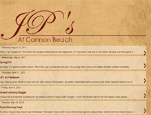 Tablet Screenshot of jpsatcannonbeach.blogspot.com