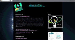 Desktop Screenshot of americkcan.blogspot.com