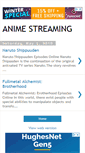 Mobile Screenshot of anime-tv-streaming.blogspot.com