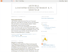 Tablet Screenshot of aktuelllohnsteuerhilfevereinkrefeld.blogspot.com