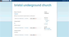 Desktop Screenshot of bristolundergroundchurch.blogspot.com