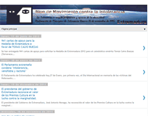 Tablet Screenshot of movimientocontralaintoleranciaextmdra.blogspot.com