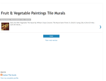 Tablet Screenshot of fruit-vegetable-tile-murals.blogspot.com