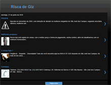 Tablet Screenshot of loja-riscadegiz.blogspot.com