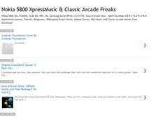 Tablet Screenshot of nokia5800arcadefreaks.blogspot.com