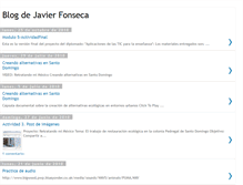 Tablet Screenshot of blogdejavierfonseca.blogspot.com