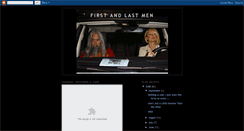 Desktop Screenshot of firstandlastmen.blogspot.com