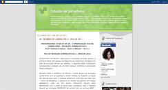 Desktop Screenshot of estudosdejornalismo.blogspot.com