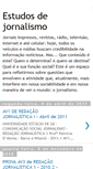 Mobile Screenshot of estudosdejornalismo.blogspot.com