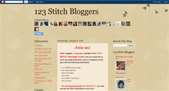 Desktop Screenshot of 123stitchbloggers.blogspot.com