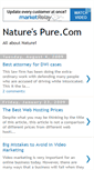 Mobile Screenshot of naturespure.blogspot.com