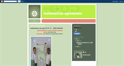 Desktop Screenshot of matematicasagradables.blogspot.com