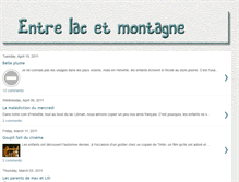 Tablet Screenshot of entrelacetmontagne.blogspot.com
