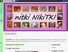 Tablet Screenshot of nitkinikitki.blogspot.com