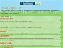 Tablet Screenshot of mylifeisfullofgay.blogspot.com