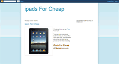 Desktop Screenshot of ipadsforcheap.blogspot.com