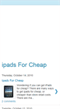 Mobile Screenshot of ipadsforcheap.blogspot.com