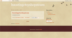 Desktop Screenshot of boostingetsyshopsteam.blogspot.com