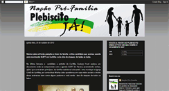 Desktop Screenshot of nacaoprofamilia.blogspot.com