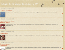 Tablet Screenshot of colegiodecirujanosdentistasdepv.blogspot.com