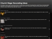 Tablet Screenshot of churchstaging.blogspot.com