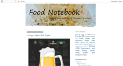 Desktop Screenshot of foodnotebook.blogspot.com