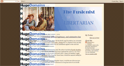 Desktop Screenshot of fusionistlibertarian.blogspot.com