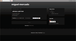 Desktop Screenshot of miguel-mercado.blogspot.com