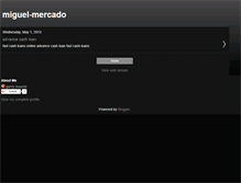 Tablet Screenshot of miguel-mercado.blogspot.com