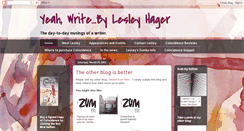 Desktop Screenshot of lesleyhager.blogspot.com