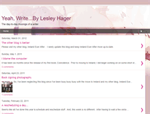 Tablet Screenshot of lesleyhager.blogspot.com