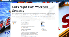 Desktop Screenshot of girlsnightoutweekendgetaway.blogspot.com