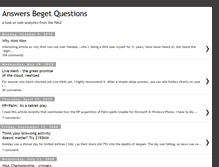 Tablet Screenshot of answersbegetquestions.blogspot.com