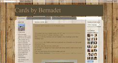 Desktop Screenshot of cardsbybernadet.blogspot.com