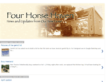 Tablet Screenshot of fourhorsehaven.blogspot.com