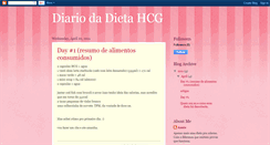 Desktop Screenshot of diariodadietahcg.blogspot.com