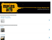 Tablet Screenshot of martesarte.blogspot.com