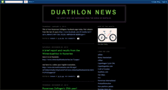 Desktop Screenshot of duathlon-news.blogspot.com