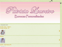 Tablet Screenshot of bonecapatricialoureiro.blogspot.com