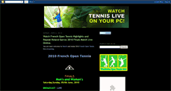 Desktop Screenshot of dubai-tennis.blogspot.com