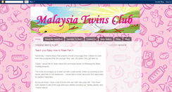 Desktop Screenshot of mytwinsclub.blogspot.com