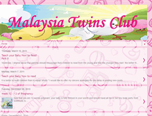 Tablet Screenshot of mytwinsclub.blogspot.com