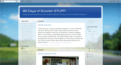 Desktop Screenshot of 365daysofscooterstuff.blogspot.com