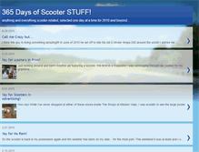 Tablet Screenshot of 365daysofscooterstuff.blogspot.com