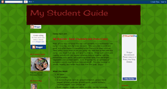 Desktop Screenshot of mystudentguide1.blogspot.com