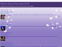 Tablet Screenshot of nickysshotoftheweek2010.blogspot.com