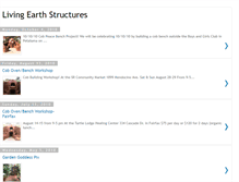 Tablet Screenshot of livingearthstructures.blogspot.com
