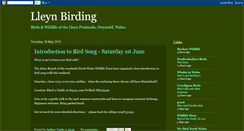 Desktop Screenshot of lleyn-birding.blogspot.com